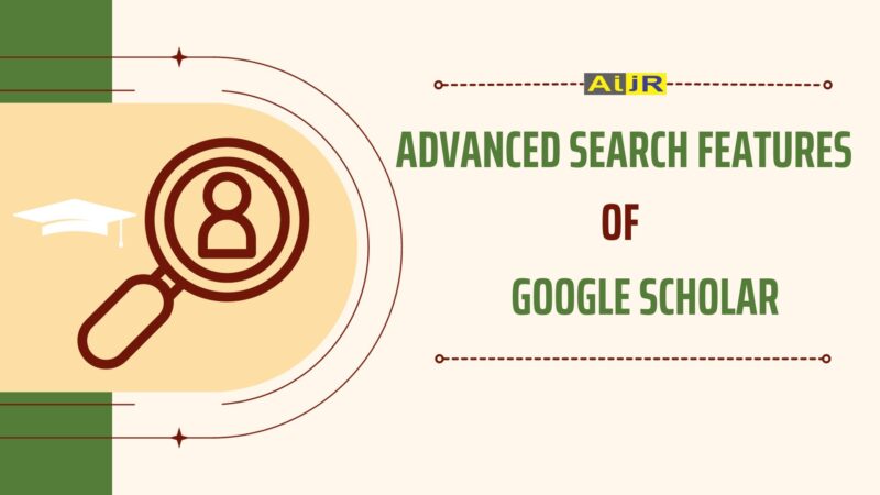 Advanced Search Features Of Google Scholar - Writing & Publishing Research